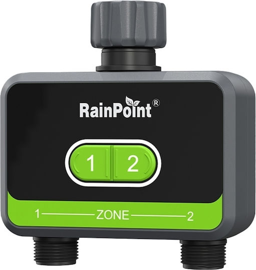 RainPoint Programator Pentru Irigații Chiuvetă Baterie 1 Ieșire Cu Bluetooth