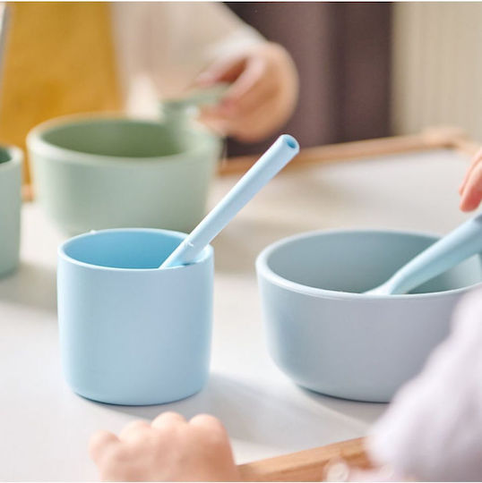 Minikoioi Baby Food Bowl Basic made of Silicone Blue