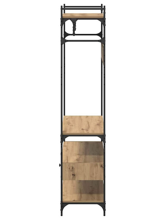 vidaXL Kleiderständer Braun 89x39x184.5cm