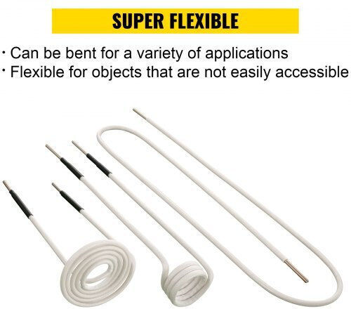 Vevor Induction Heater Coil Kit 8pcs Most Used Induction Heater Coils Varying Lengths Heat Resistant Induction Heater Tool Flexibility Long Lifespan Removing Rusty Bolts Nuts