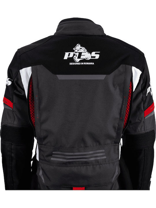 Lady Winter Damen Motorradjacke Wasserdicht Schwarz