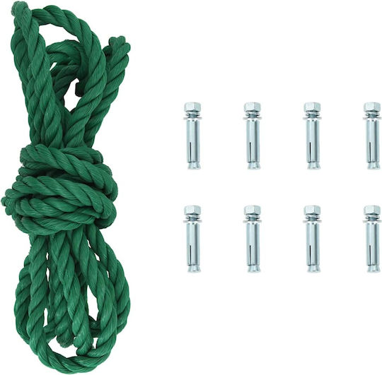 vidaXL 5 Steps Folding Boat Ladder