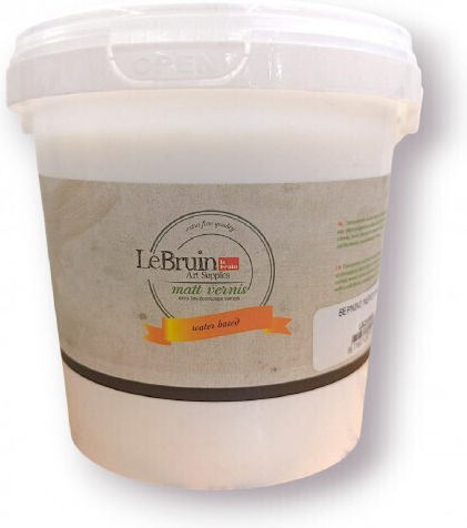 Lebruin Matte Water Varnish 1kg