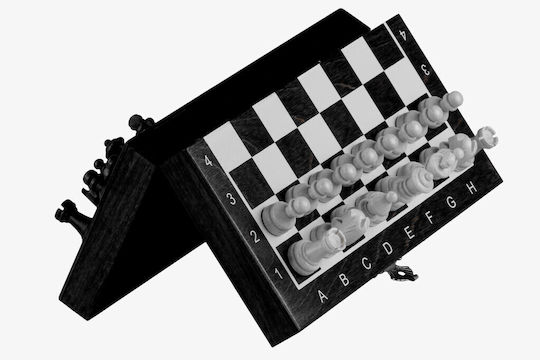 Magnetisch Schach aus Holz E-Gitarren