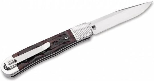 Boker Plus Hidden Release Trapper Appaloosa Bone 01bp0029