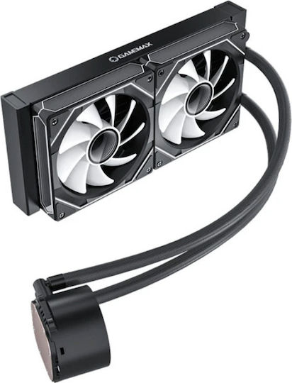 GameMax IceBurg 240 Digital Υδρόψυξη AIO CPU με 2 Ανεμιστήρες 120mm και ARGB Φωτισμό