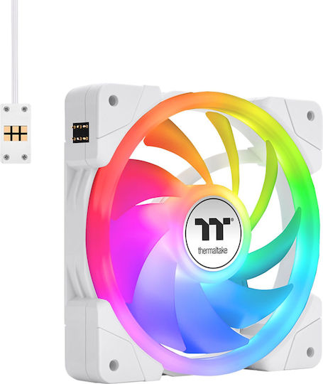 Thermaltake MAGFloe 420 Ultra Υδρόψυξη AIO CPU με 3 Ανεμιστήρες 140mm και ARGB Φωτισμό Λευκή