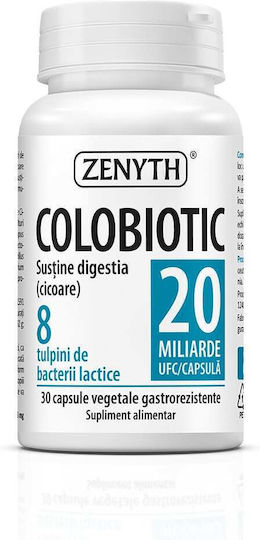 Zenyth Colobiotic with Probiotics and Prebiotics 250mg 30 caps Natural