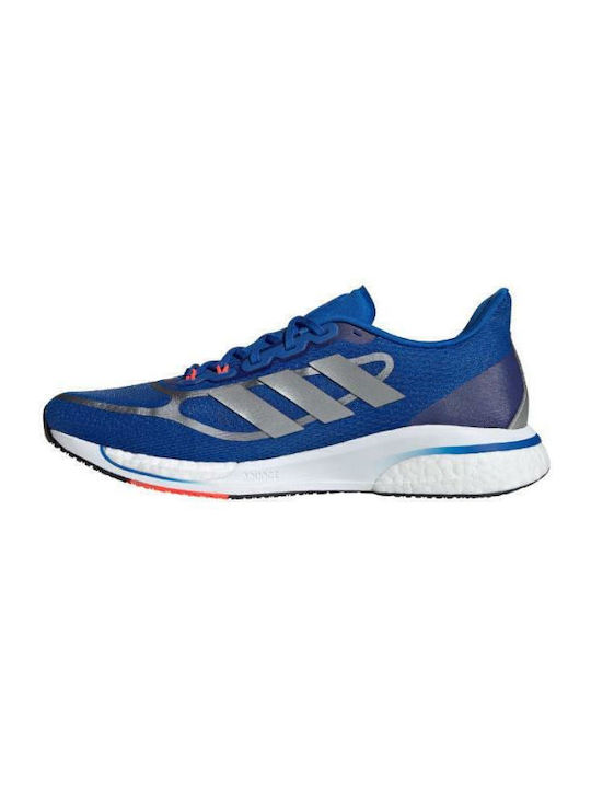Supernova Sport Shoes Running Football Blue / Silver Metallic / Solar Red