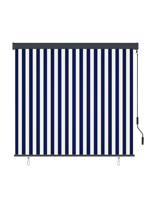 vidaXL Rollos Partieller Blackout Blau P180xH250cm 362081