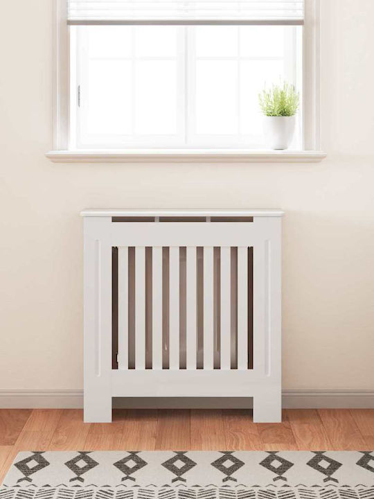 Vidaxl Radiator Cover 2 Pcs White 78 X 19 X 81.5 Cm