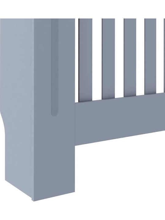 Vidaxl Bettgestell Schutzmatte 2 Stück Grau 152 x 19 x 81,5 cm