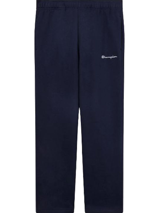 Sweatpants Without Cuffs Navy Blue