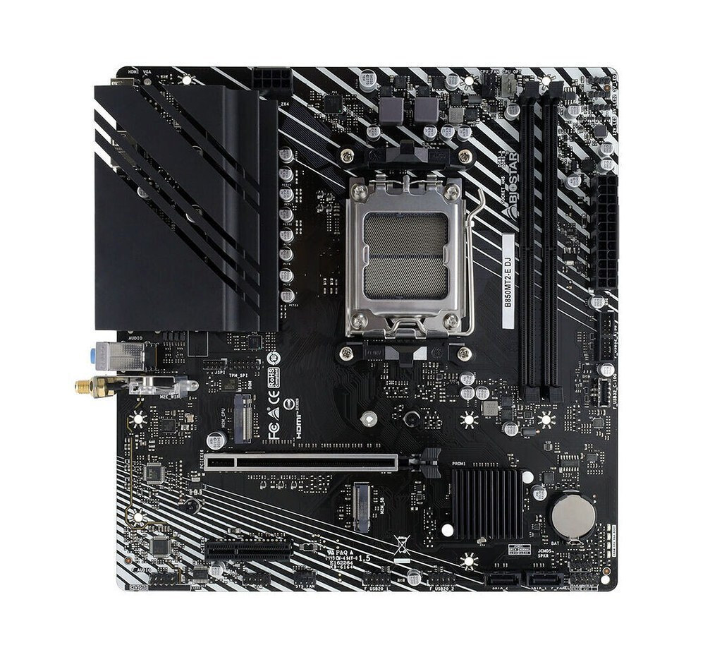 Biostar B850 Wi-Fi Motherboard Micro ATX με AMD AM5 Socket B850MT2-E DJ