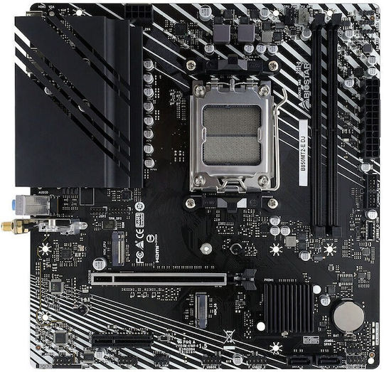 Biostar B850 Wi-Fi Motherboard Micro ATX με AMD AM5 Socket B850MT2-E DJ