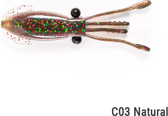 Σιλικονουχο Nikko Dappy Firefly Squid 7.6cm Moss Green