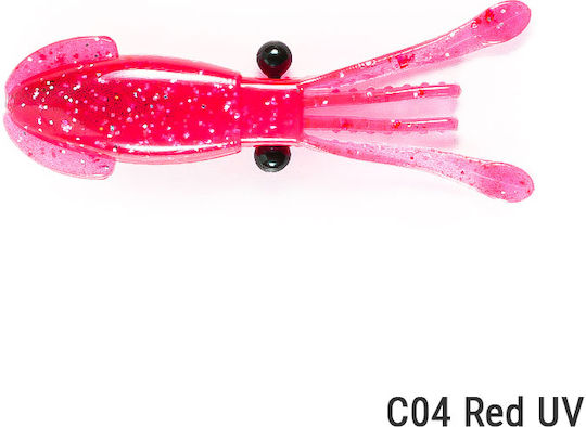 Siliconat Nikko Dappy Firefly Squid 7.6cm Natural