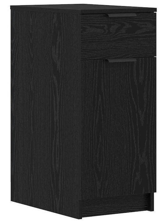 Бюро Дървено Черен Дъб 133x50x75см