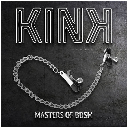 Kink Σφιγκτήρες Θηλών σε Ασημί Χρώμα