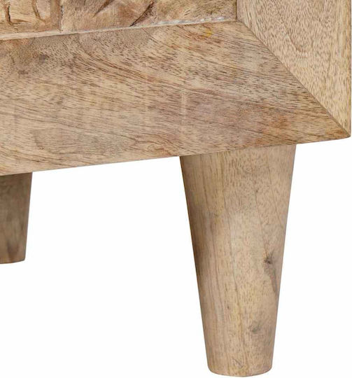 Bedside Tables Made of Solid Mango Wood 2 Pieces 40x33x46cm