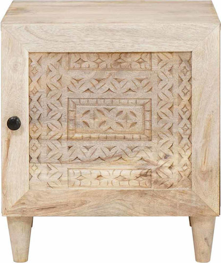 Bedside Tables Made of Solid Mango Wood 2 Pieces 40x33x46cm