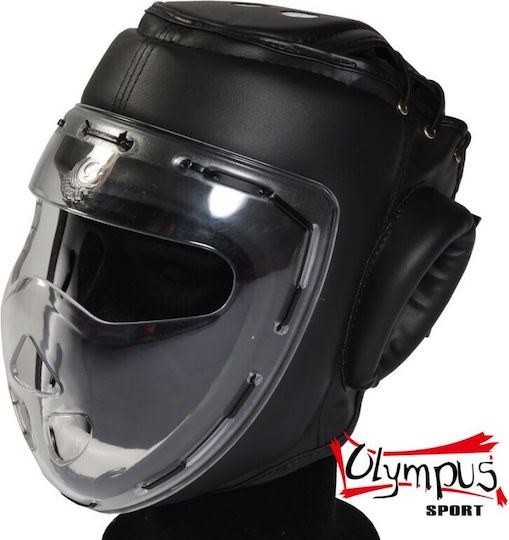 Olympus Sport Krav Maga Boxhelm Erwachsene Offenes Gesicht Schwarz
