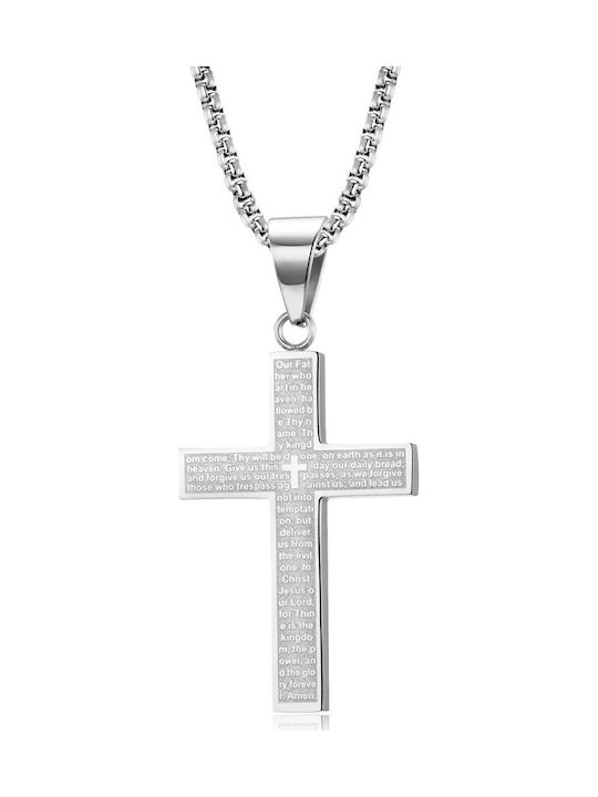 Legend Accessories Cross from Steel with Chain