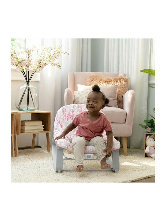 Ingenuity Elektrisch Baby Relax Schaukel mit Vibration Rosa für Kind bis 18kg