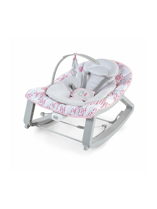 Ingenuity Elektrisch Baby Relax Schaukel mit Vibration Rosa für Kind bis 18kg