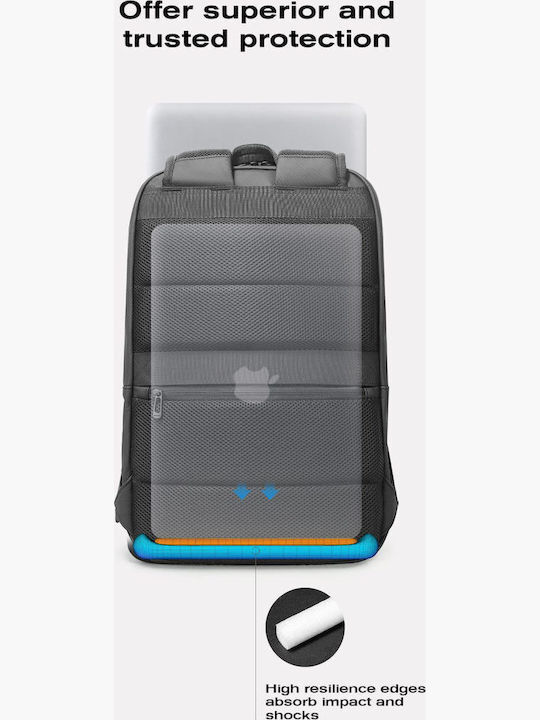 Bange Waterproof Backpack Backpack for 15.6" Laptop Black 7822