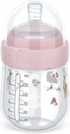 Little Dutch Plastic Baby Bottle Fairy Garden Anti-Colic with Silicone Nipple for 0+, 0+ m, months Transparent 165ml