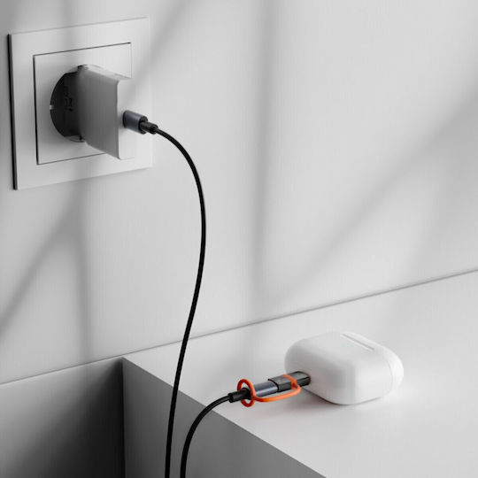 4Smarts Μετατροπέας USB-C male σε Lightning female Γκρι 2τμχ