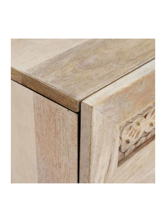 Κομοδίνο από Μασίφ Ξύλο Μάνγκο 50x33x60cm