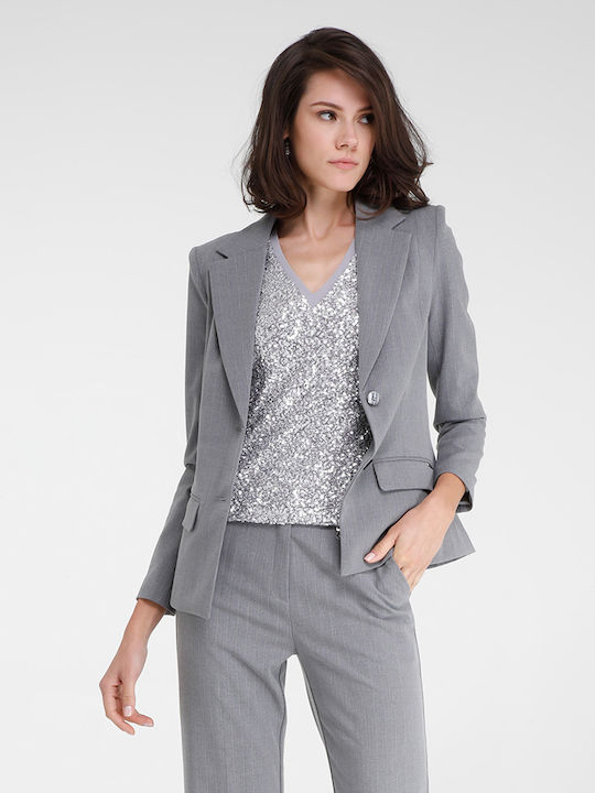 Goa Goa Damen Blazer Gray