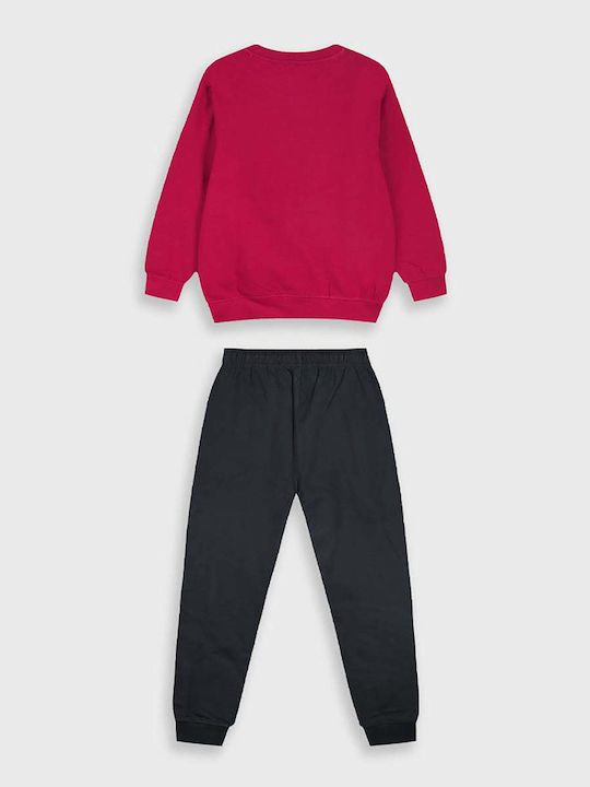 Energiers Kinder Sweatpants Set - Jogginganzug Bordeaux Energiers Kinder Sweatpants Set - Jogginganzug Bordeaux