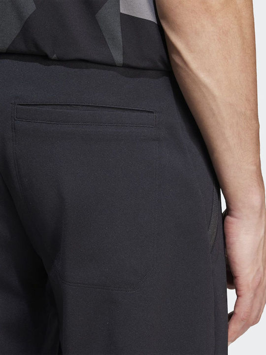 Training Jogginghose Glänzend mit Gummizug Schwarz