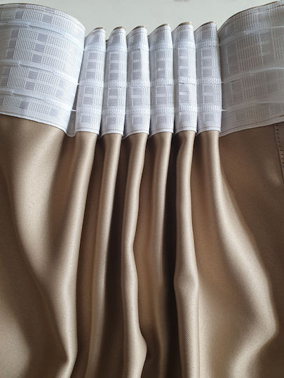 Завеса Затъмнение с Плик с писалка Beige-Honey 1014025536 140x255бр