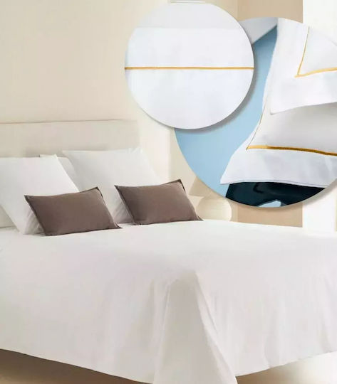 Homeone Set Übergröße 4Stück 240x260cm White-Gold