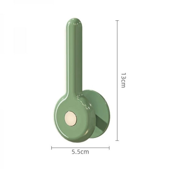 Set 2 Selbstklebende Haken Aufhänger Größe 13 X 5.5 Cm Kunststoff Grüne