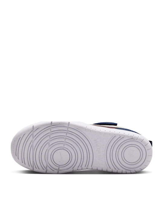 Court Borough Παιδικά Sneakers με Σκρατς Μπορντό