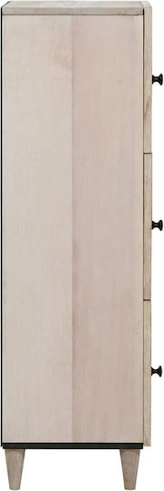 Cabinet Storage Solid Wood L40xW33xH110cm