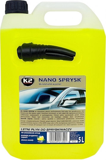 K2 Nano Sprysk Cleaner Liquid Car Windows 5lt
