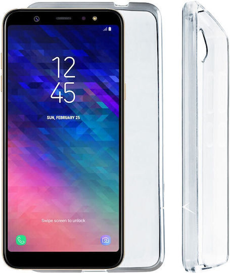 Volte-Tel Slimcolor Air Back Cover Σιλικόνης Διάφανο (Galaxy A6+ 2018)