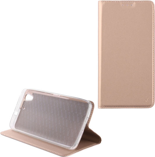 Volte-Tel Magnet Book Δερματίνης Χρυσό (Xiaomi Mi 9)