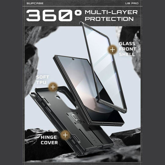 Supcase Unicorn Beetle Pro Back Cover Plastic 1.2mm Black (Galaxy Z Fold7)