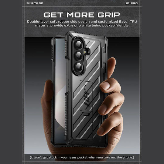 Supcase Unicorn Beetle Pro Back Cover Plastic 1.2mm Black (Galaxy Z Fold7)