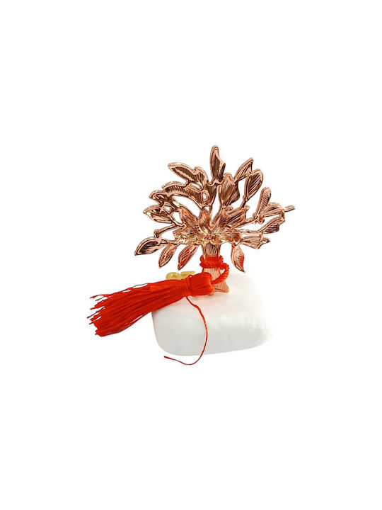 Kalliopi Silver Tabletop Lucky Charm Little Tree Rose Gold made of Stone 2026 7x10cm 1pcs