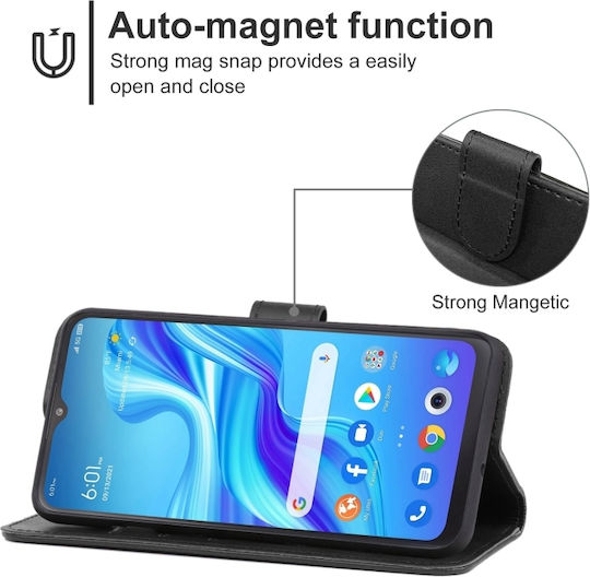 Wallet Σιλικόνης Μαύρο (TCL 20 R 5G)