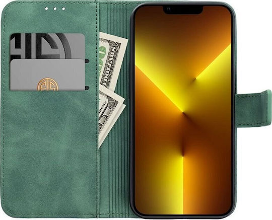 Forcell Tender Book Piele artificială Verde (Redmi Note 13 5G)
