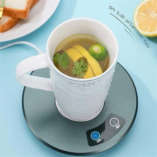 Cup Warmer Cooler Beverage Container Usb Charging Portable Stainless Steel Dual Function Green